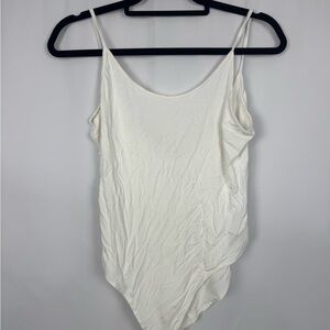 American Eagle White Women's Body Suit